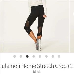 Lululemon Home Stretch Crop (19")